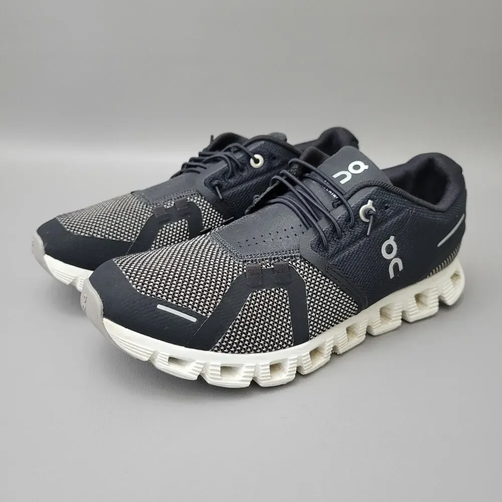 ON Cloud 5 Combo Black Alloy Shoes Sneakers Womens 7.5 Running Athletic 79 9884